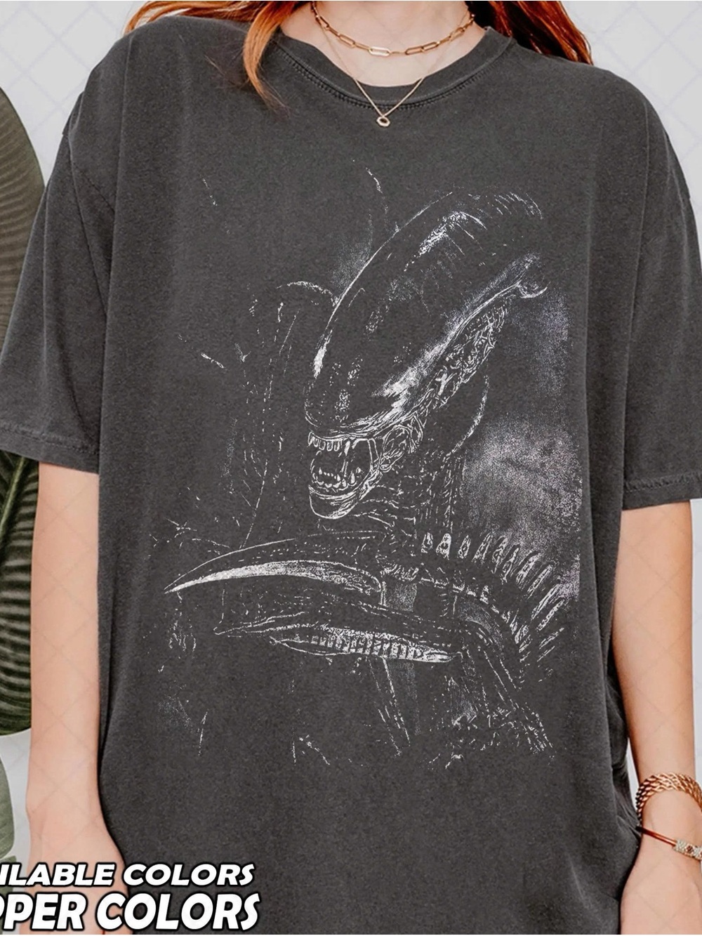 Alien Graphic Tee - Black - Unbranded
